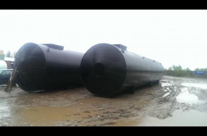 Главная — Отгрузка трех стальных пожарных 100 м3 резервуаров на строительство лагеря в г. Смоленск — фото