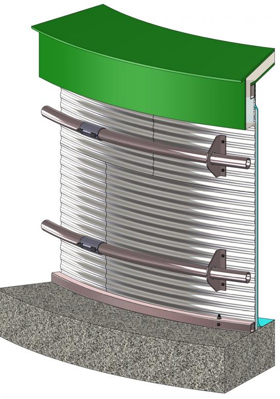 Вертикальные модульные емкости — Конструкция подземного резервуара — фото