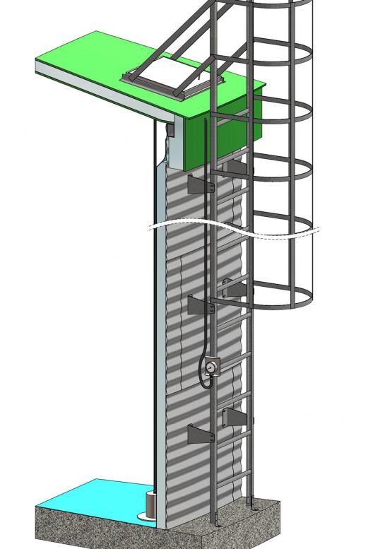 Вертикальные модульные емкости — 19 Манометр уровня жидкости — фото