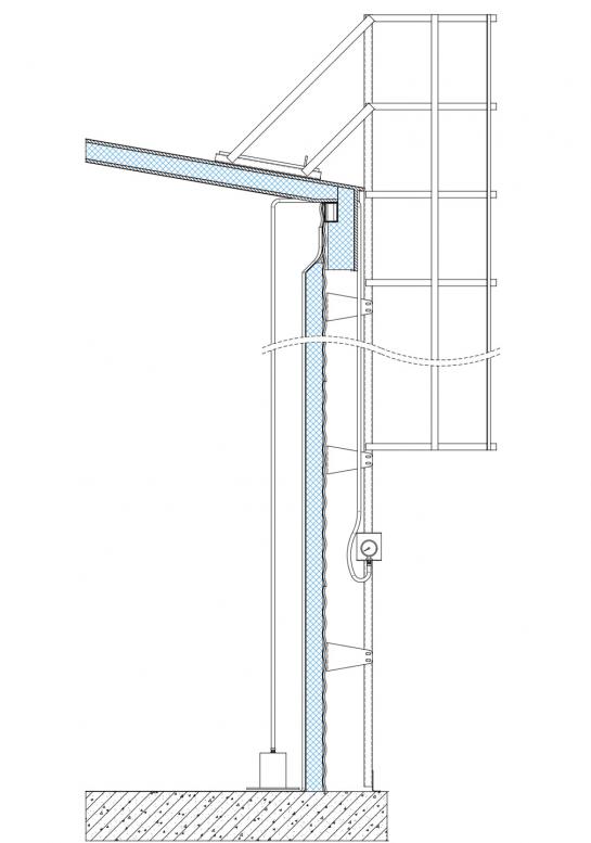 Вертикальные модульные емкости — 19 Манометр уровня жидкости — фото