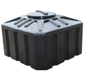 Крышка для пластиковых бочек СТЕРХ D 350мм — Компактная пластиковая бочка 300 литров SQ300Black — фото