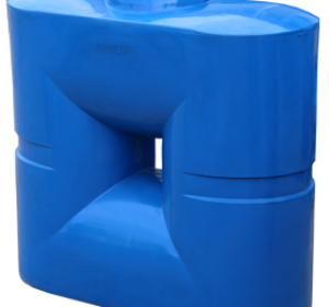 Крышка для пластиковых бочек СТЕРХ D 350мм — Накопительный бак еврокуб 1000 л для помещений VERT/RCG1000Rblue — фото