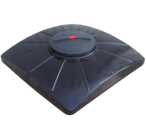 Баки для душа — Бак для душа с резьбовой крышкой 150 литров Стерх SHOWER150black — фото