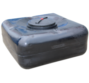 Баки для душа — Бак для душа с резьбовой крышкой 250 литров Стерх SHOWER250Rblack — фото