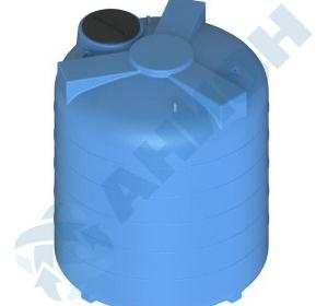 Емкости вертикальные — Емкость А_10000ВФК2 c фланцевой крышкой — фото