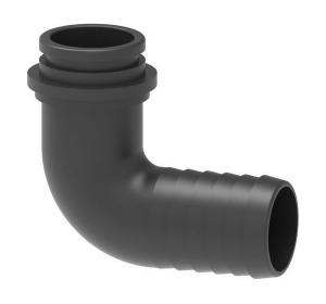 Комплектующие — Ниппель поворотный 90 градусов под накидную гайку — фото