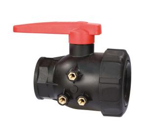 Комплектующие — Кран шаровой проходной двухходовой — фото