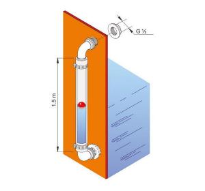 Комплектующие — Уровнемер поплавковый в сборе — фото