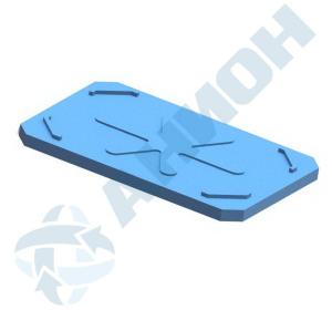 Изотермические контейнеры — Крышка К500 для контейнеров КЛ500СП и КЛ500СПТ — фото