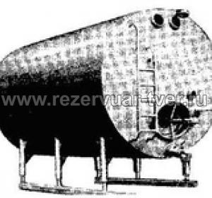 Емкости РГС б/у — Емкость РГА-10 куб м алюминиевая в теплоизоляции с змеевиком охлаждения — фото
