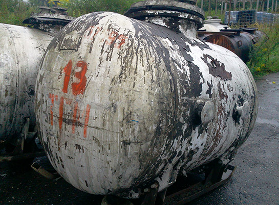 Емкости стальные б/у — Емкости РА б/у — фото